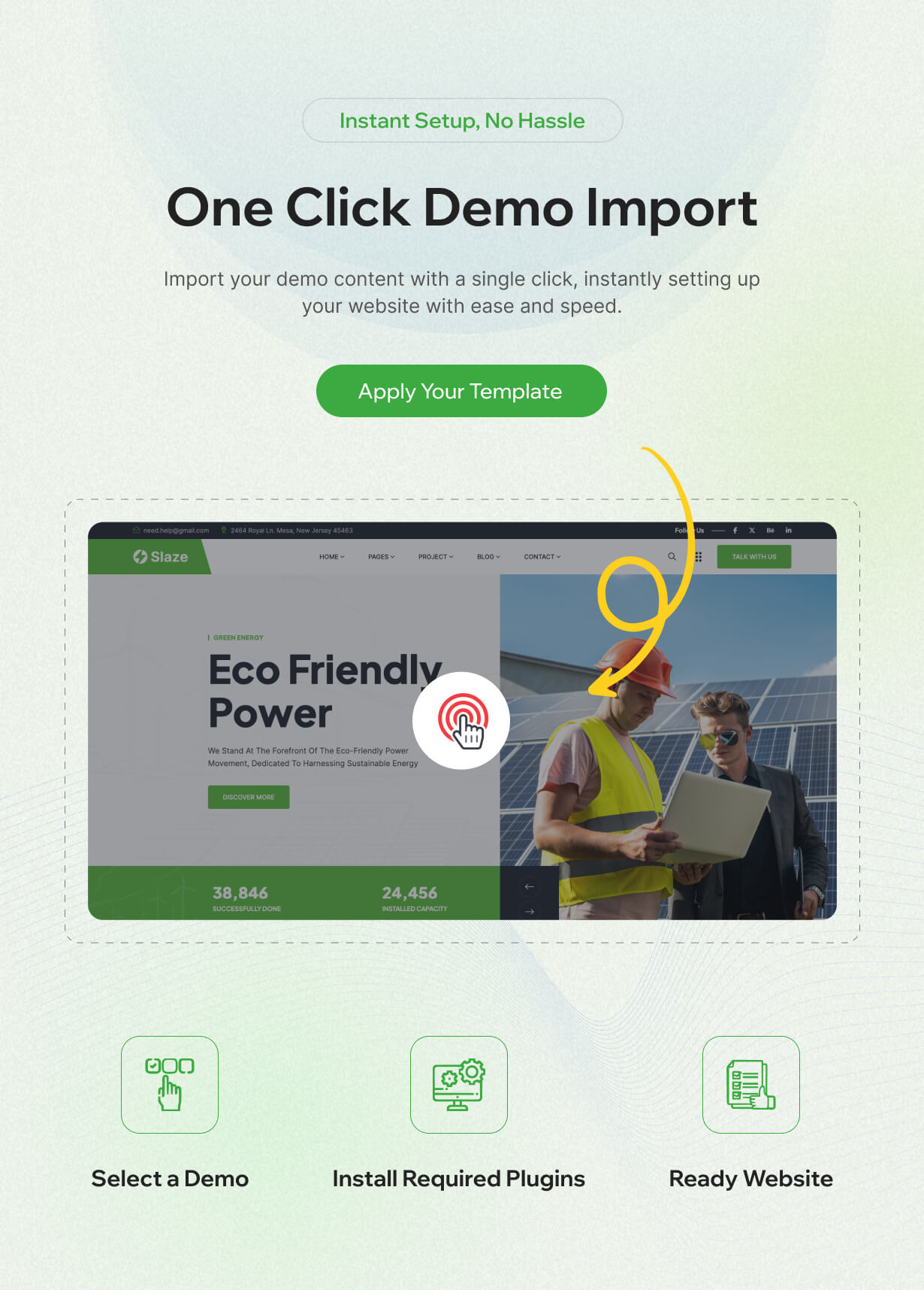 Slaze - Solar Panel & Solar Energy Theme