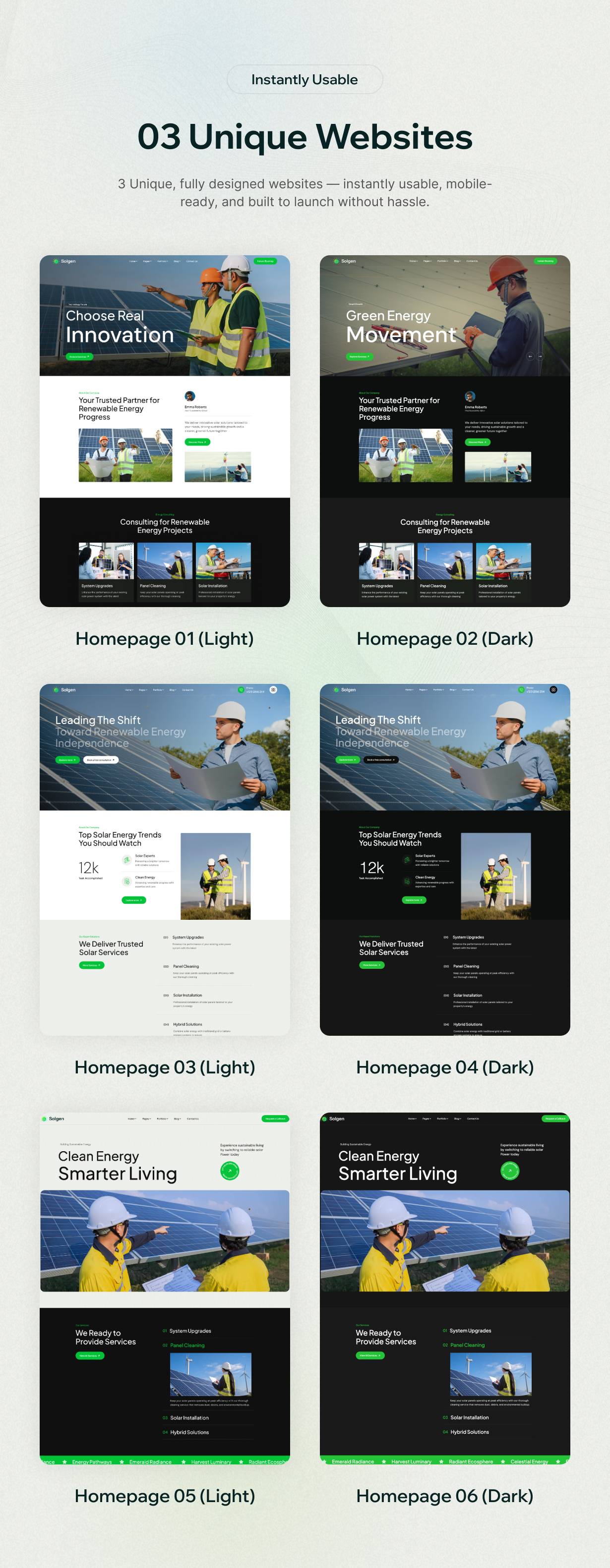 Solgen – Ecology & Solar Energy WordPress Theme
